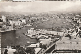 13-Marseille Vuen Aérienne Sur Le Port Et La Ville - Old Port, Saint Victor, Le Panier