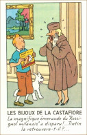 Les Bijoux De La Castafiore. Chromo Tintin. Hergé. Chromo Casterman Publicitaire édition 1976. - Albums & Catalogues