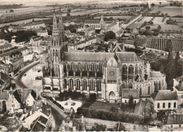 GU 5 -(61) SEES - CATHEDRALE XIVe   ET  XVe SIECLE - VUE AERIENNE -  2 SCANS - Sees