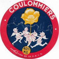 ETIQUETTE  DE  FROMAGE   NEUVE COULOMMIERS   40 % C.A.L.S - Käse