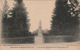 GU 6 -(61) COULONGES LES SABLONS  - LA FOURCHE , MONUMENT DES COMBATTANTS 1870 - 2 SCANS - Sonstige & Ohne Zuordnung