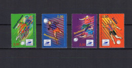 France 1996 Football Soccer World Cup Set Of 4 MNH - 1998 – Francia