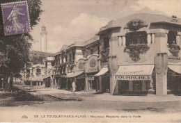 GU 7 -(62) LE TOUQUET PARIS PLAGE  -  NOUVEAUX MAGASINS DANS LA FORET   - 2 SCANS - Le Touquet