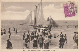 GU 8 -(62) BERCK PLAGE  - PROMENADE EN MER - BAIGNEURS  -  2 SCANS - Berck