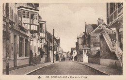 GU 8 -(62) BERCK PLAGE   - RUE DE LA PLAGE  -  2 SCANS - Berck