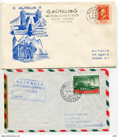 Alitalia San Marino/Londra E Rimini/Londra Del 3.6.59 - Posta Aerea