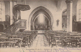 GU 10 -(62) VERMELLES  -  INTERIEUR DE L'EGLISE  - 2 SCANS - Other & Unclassified