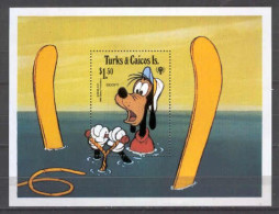 Disney Turks & Caicos 1979 Goofy MS MNH - Disney