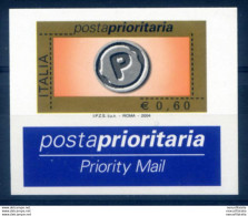 Posta Prioritaria 60 C. Non Dentellato. Varietà. - Errors And Curiosities