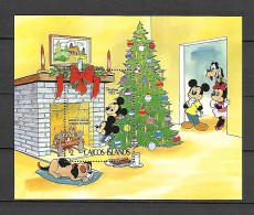 Disney Turks & Caicos 1983 Christmas MS MNH - Disney