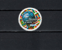 France 1998 Football Soccer World Cup Stamp MNH - 1998 – Frankrijk