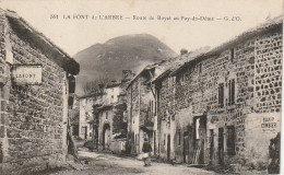 GU 13 -(63) LA FONT DE L'ARBRE -  ROUTE DE ROYAT AU PUY DE DOME   - 2 SCANS - Other & Unclassified