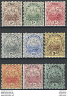 1910-25 Bermuda  Veliero 9v. MH SG N. 44/52 - Other & Unclassified