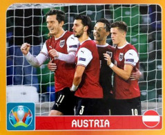 231 Group C. Austria - Celebrations - Panini Euro 2020 Tournament Edition Sticker Vignette - Altri & Non Classificati