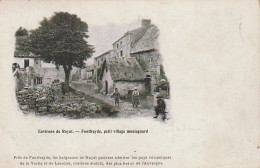 GU 16 -(63) ENVIRONS DE ROYAT - FONTFREYDE , PETIT VILLAGE MONTAGNARD  - SCENE DE VIE PAYSANNE - 2 SCANS - Royat