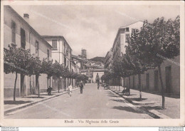 Ai414 Cartolina Eboli Via Madonna Delle Grazie 1943 Provincia Di Salerno - Salerno