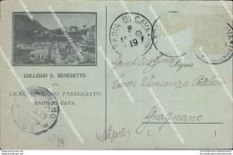Bf372 Cartolina Badia Di Cava Collegio S.benedetto Provincia Di Salerno - Salerno