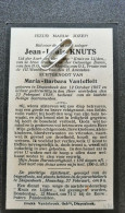 JEAN-LOUIS KNUTS ° DIEPENBEEK 1867 + 1928 /  MARIA BARBARA VANLOFFELT - Images Religieuses