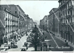 Br232 Cartolina Salerno Citta'  Corso Garibaldi Campania - Salerno