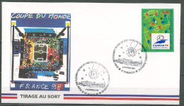 France 1997 Football Soccer World Cup Commemorative Cover - 1998 – Francia