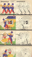 567 - LOT DE 4 CHROMOS COLORIAGE ASPOIRINE PAS COURANT - CHANSONS ENFANTS - Andere & Zonder Classificatie