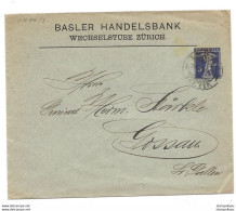 293 - 66 - Entier Postal Privé  "Basler Handelsbank Wechselstube Zürich"   1916 - Interi Postali