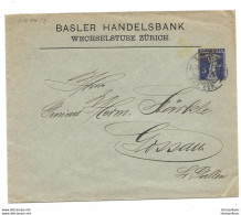 293 - 66 - Entier Postal Privé  "Basler Handelsbank Wechselstube Zürich"   1916 - Entiers Postaux