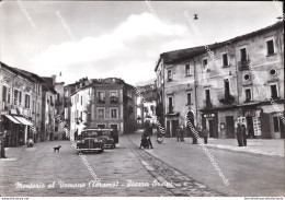 Cd604 Cartolina Montorio Al Vomano Piazza Orsini Provincia Di Teramo Abruzzo - Teramo