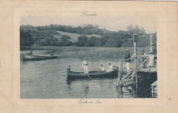 GU Nw -(65) LOURDES  -  BORDS DU LAC  -  BARQUE , CANOTEURS - PONTON  - 2 SCANS - Lourdes