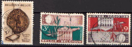 Belgique 1961 3 Timbres Oblitérés - COB 1175, 1192, 1193 - Usati