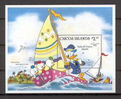 Disney Turks & Caicos 1984 Easter MS MNH - Disney