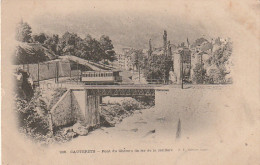 GU Nw -(65) CAUTERETS  -  PONT DU CHEMIN DE FER DE LA RAILLERE - TRAIN  - 2 SCANS - Cauterets