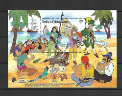 Disney Turks & Caicos 1985 Pirates Of The Caribbean MNH - Disney