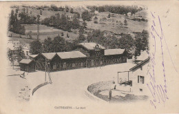 GU Nw -(65) CAUTERETS -   LA GARE - VUE GENERALE  - 2 SCANS - Cauterets