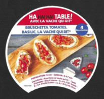 Intercalaire Fromage LA VACHE QUI RIT N° 76057096.  Bruschetta Tomates Basilic. - Käse