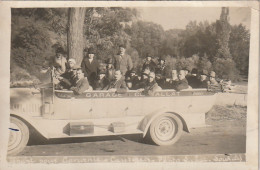 GU Nw -(65)  VOITURE D'EXCURSION - GARAGE COSTALLAT -  DEPART POUR GAVARNIE , CAUTERETS - PHOTO LABAT , LOURDES (1928) - Lourdes