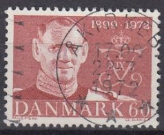 DENMARK 520,used,falc Hinged - Königshäuser, Adel