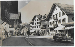 Rare Gstaad, Dorfstrasse Mit Hotel Olden  N° 4654 CPA écrite - Gstaad