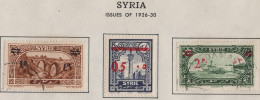 SYRIA - 0,5 - 2 P 1928 SURCHARGED Mi 309-311 - Syrie