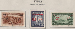 SYRIA - 0,5 - 2 P 1928 SURCHARGED Mi 309-311 - Syrien