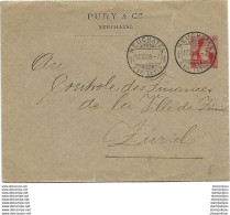 162 - 56 - Entier Postal Privé "Pury & Cie Neuchâtel" 1909 - Postwaardestukken