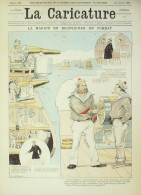 La Caricature 1885 N°265 La Marine En Branle-bas De Combat Barret Gino - Riviste - Ante 1900