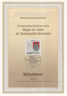 Germany Deutschland 1992-39 Freie Und Hansestadt, Wappen Der Lander, Hamburg, Canceled In Bonn - 1991-2000