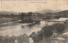 GU Nw -(64) USTARITZ  -  VUE DES PYRENEES  - TIMBRE TAXE DOS  -  2 SCANS - Autres & Non Classés