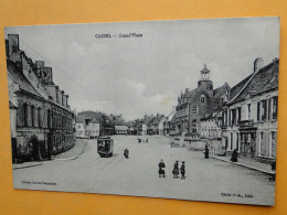 CASSEL -- Tramway Sur La Grand'Place - ANIMATION - Cassel