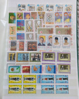 Iran Shah Pahlavi Shah تمام تمبرهای بلوک سال ۱۳۵۶Commemorative Stamps Issued In Year 1355 (21/3/1976-20/3/1977) - Irán