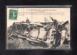 (28/04/24) 78-CPA VILLEPREUX - LES CLAYES - CATASTROPHE FERROVIAIRE - ACCIDENT DU TRAIN - Villepreux