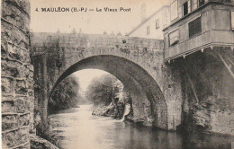 GU Nw -(64) MAULEON  -   LE VIEUX PONT  -  2 SCANS - Mauleon Licharre