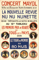 France - Concert Mayol - Gutenberg - Le Tour Du Monde En 80 Nus - - Affiches