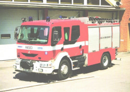 Fire Engine Renault Midlum 4x2 With CAS 24/2500/250 - M1T - Vrachtwagens En LGV